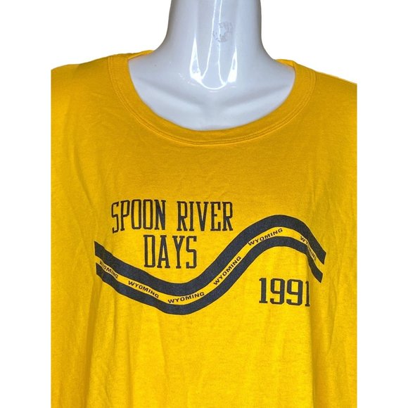 Spoon River Days 1991 Race T shirt Russell Athletic XXL READ - Picture 3 of 9
